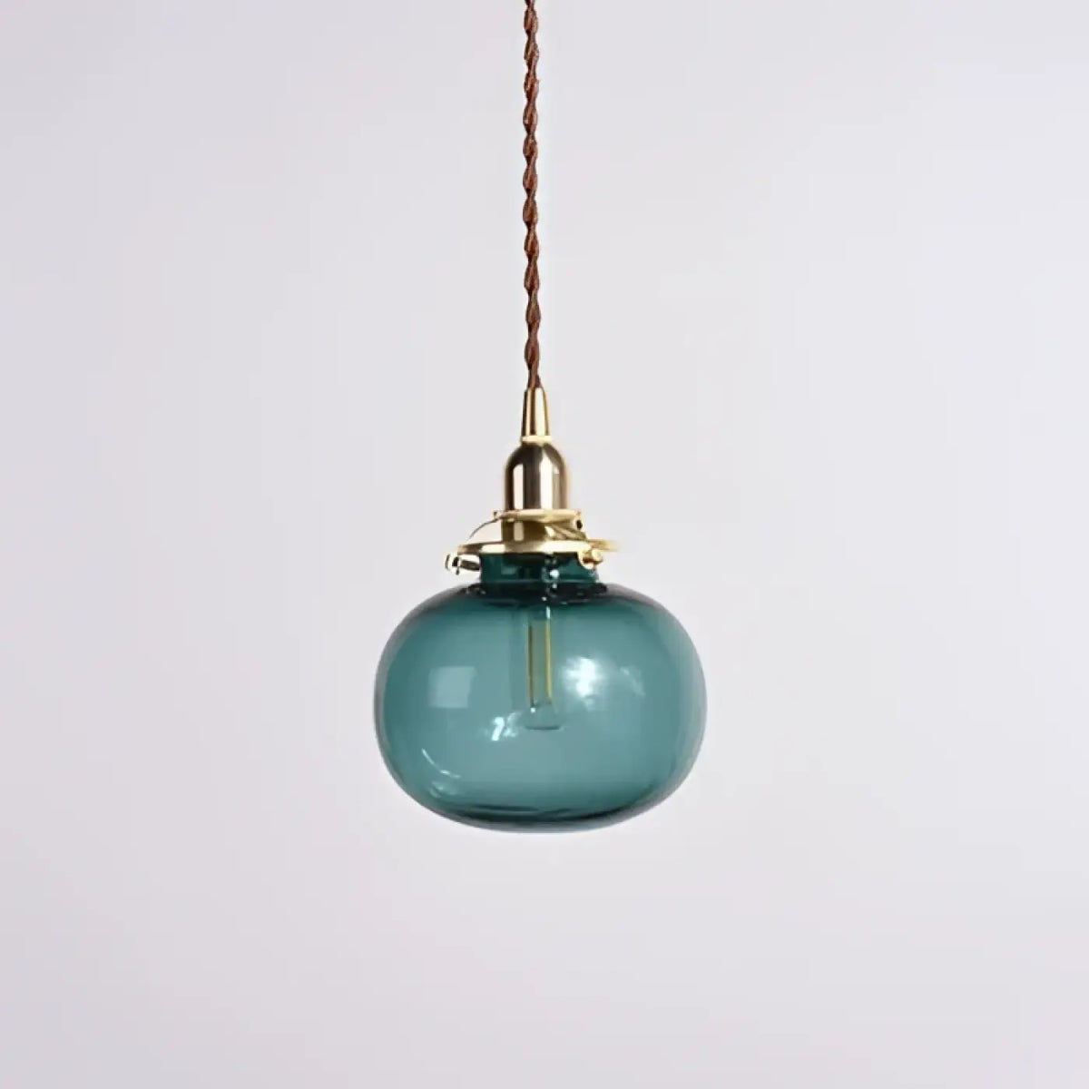 Suspension en Verre à Base Dorée – Kadelle
