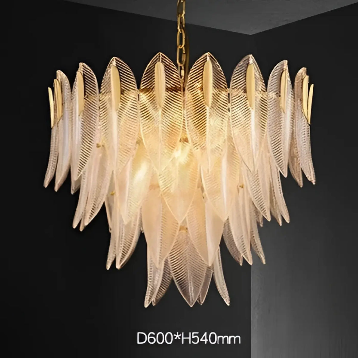 Suspension Art Déco en Verre Sculpté – Dorette