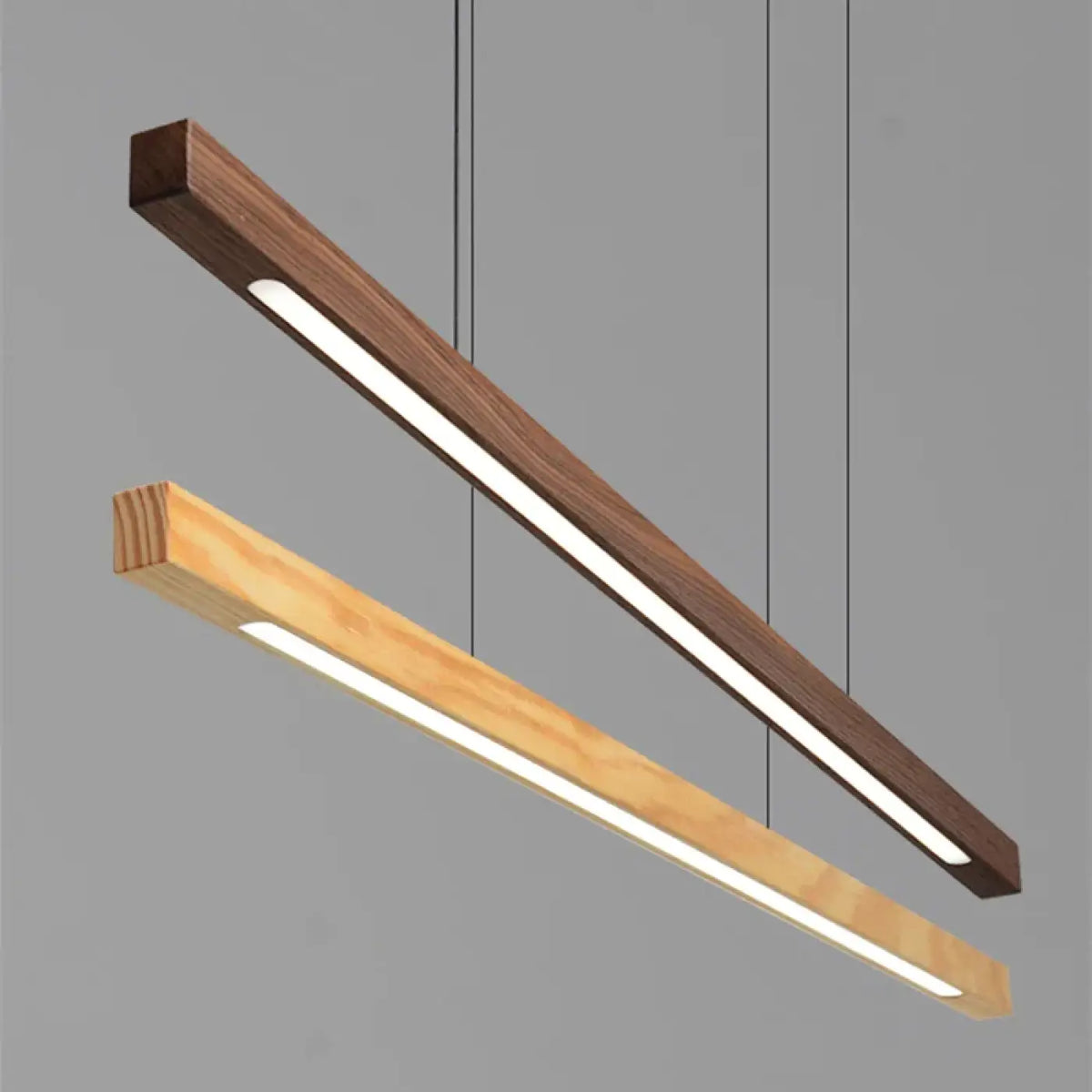 Suspension LED Effet Bois – Asis