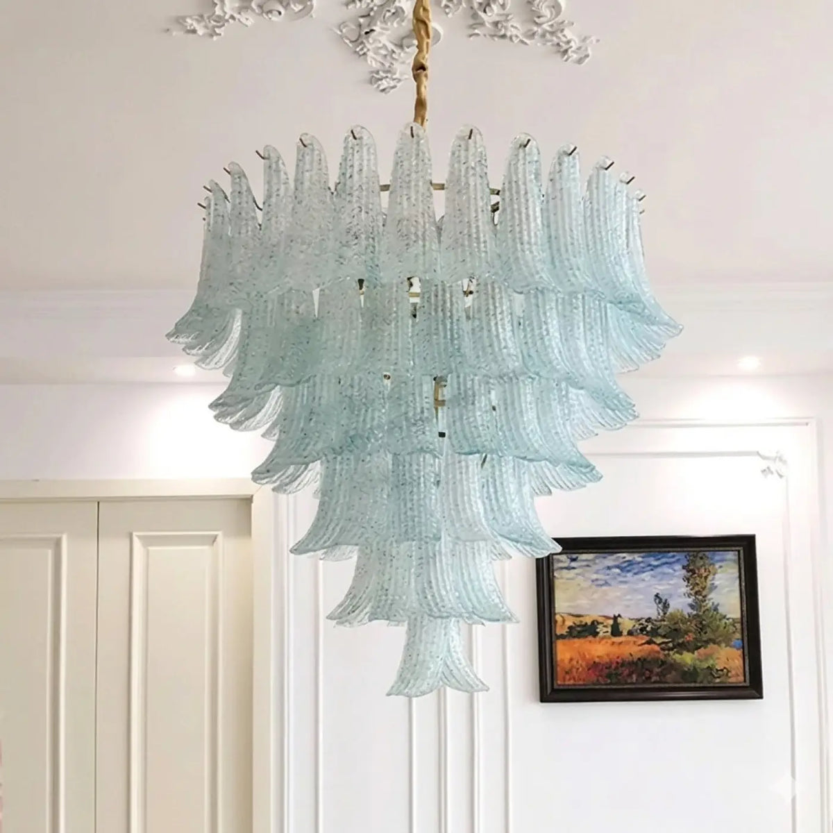 Suspension Art Déco en Verre Soufflé – Tivon