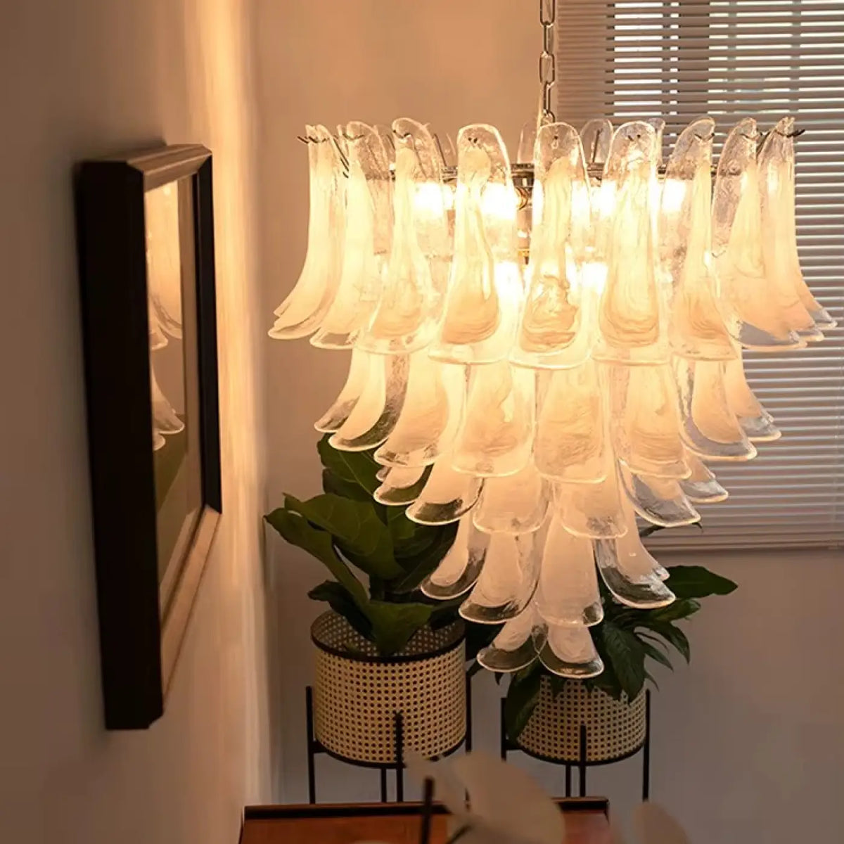 Suspension Art Déco en Verre Soufflé – Tivon