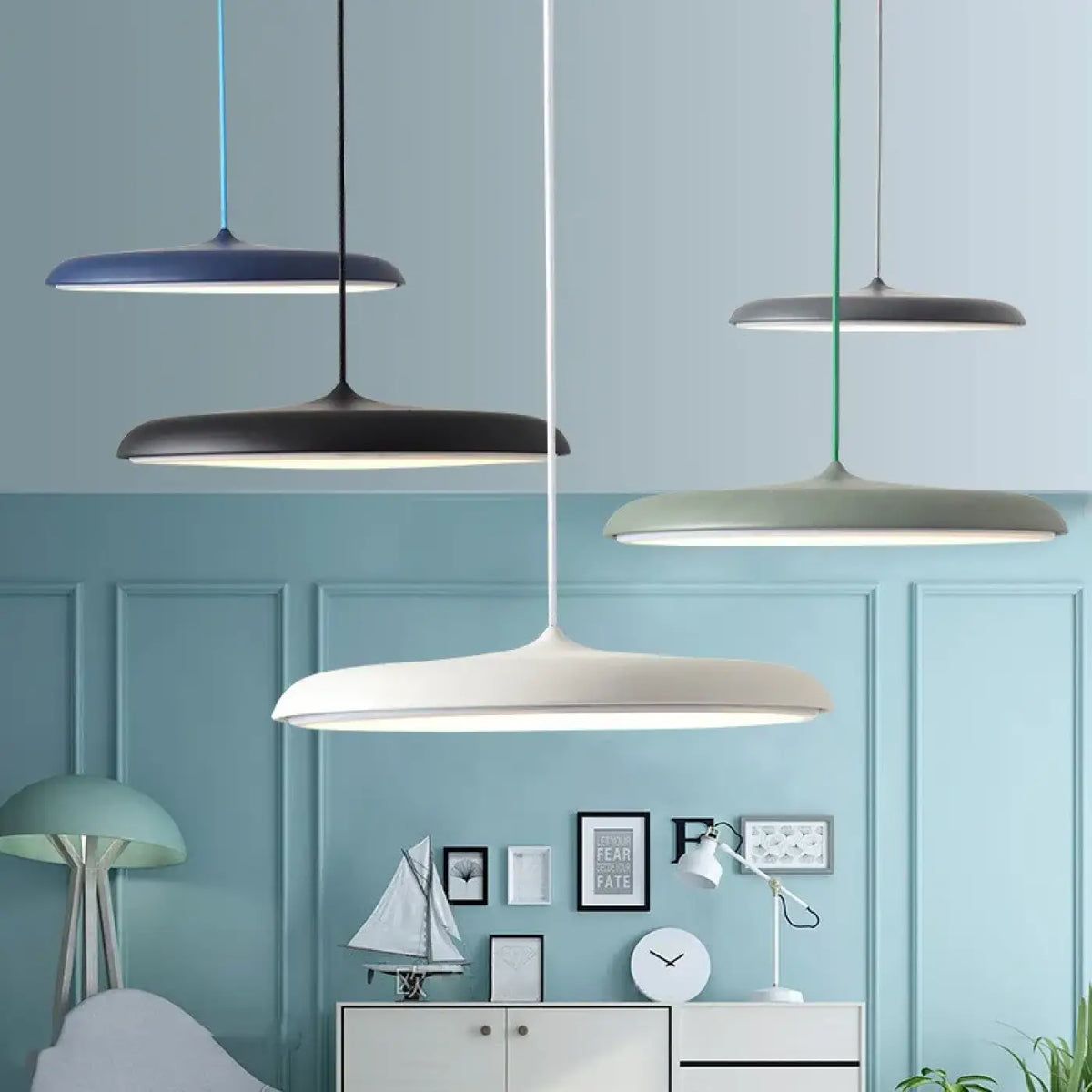 Suspension Fine Colorée pour Cuisine – Nosette