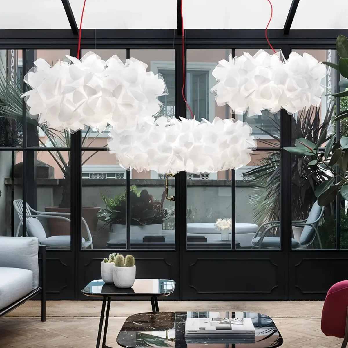 Suspension LED Pétales Lumineux – Diron