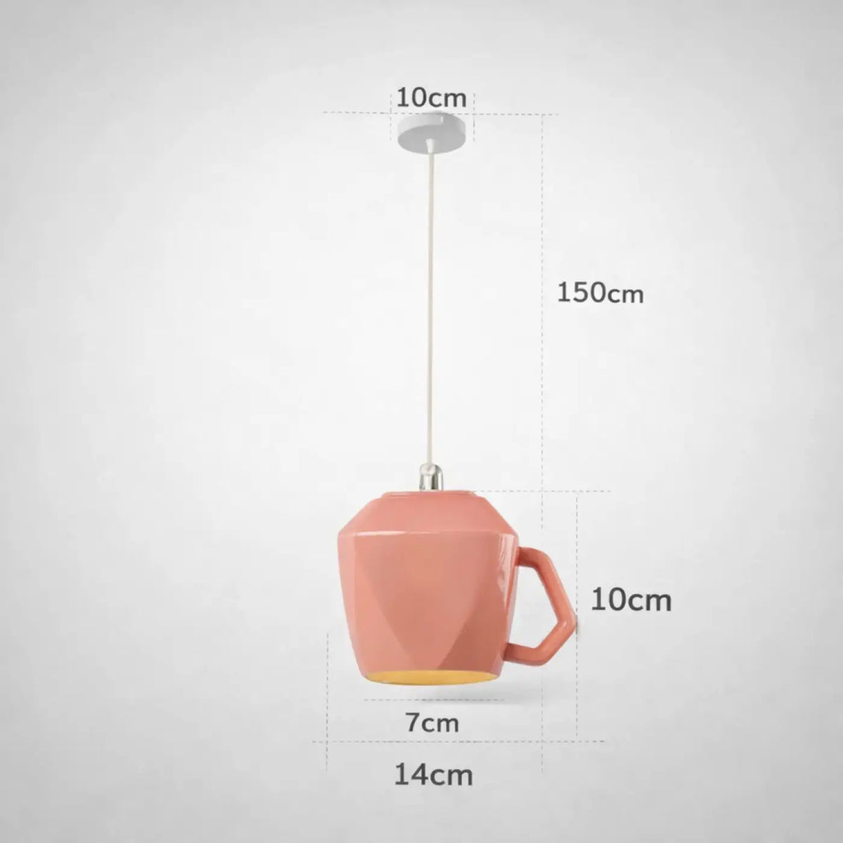 Suspension Tasse Rétro Minimaliste – Flomia
