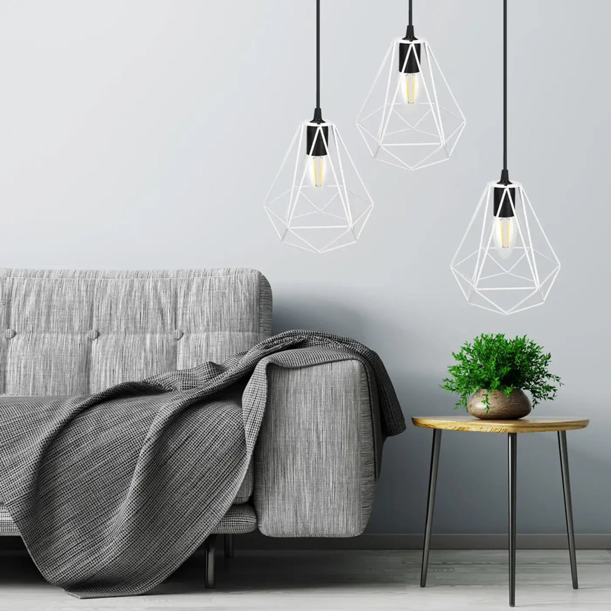 Suspension Géométrique Minimaliste – Sanelle