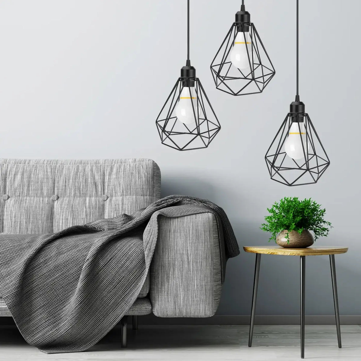 Suspension Géométrique Minimaliste – Sanelle