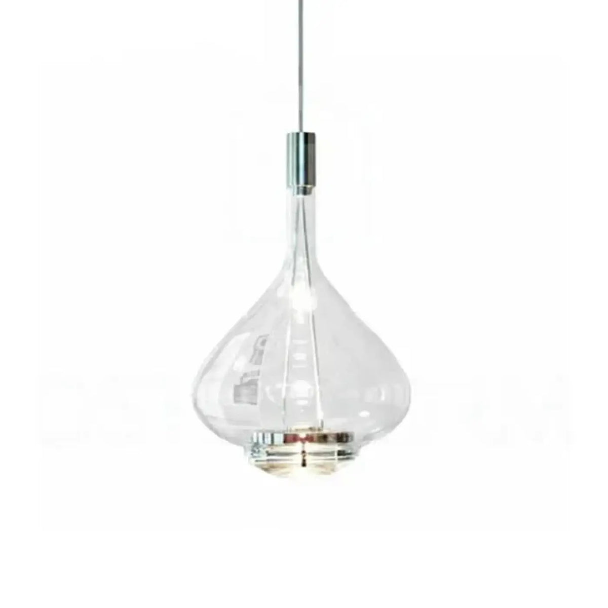 Suspension Goutte en Verre Fumé – Trinine