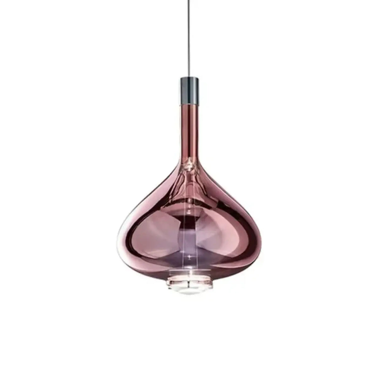 Suspension Goutte en Verre Fumé – Trinine