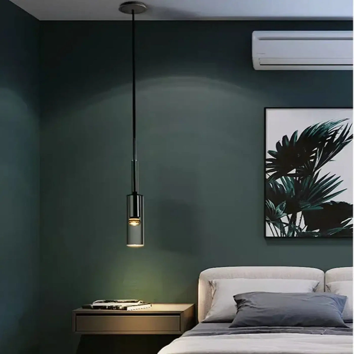 Suspension Nordique en Verre Fumé – Losia