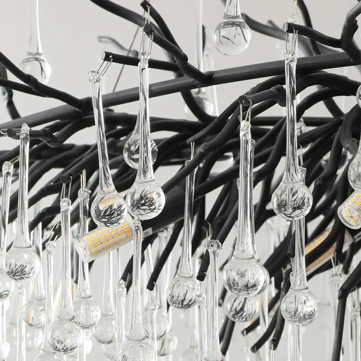 Lustre à Branches Noires – Desel