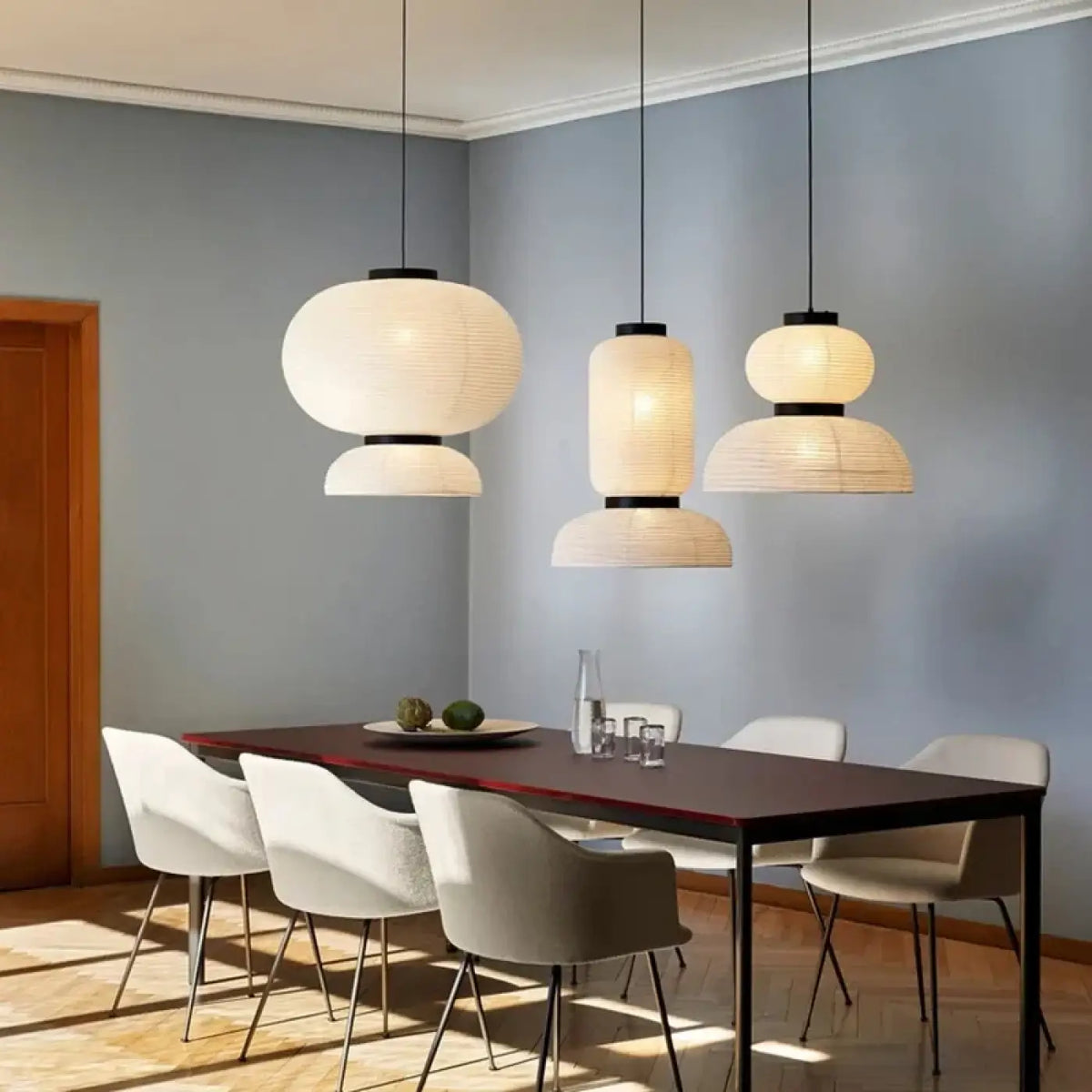 Suspension Japonaise en Papier Blanc – Fasia