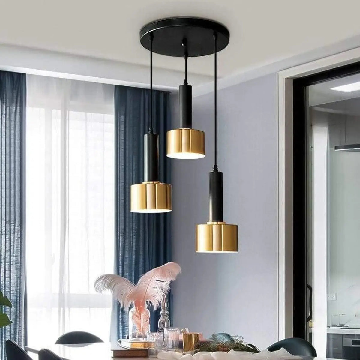 Suspension en Laiton Épurée – Kolette