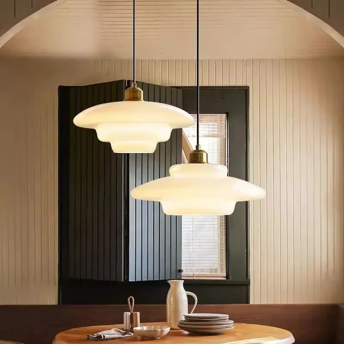 Suspension LED Blanche Épurée – Clénel