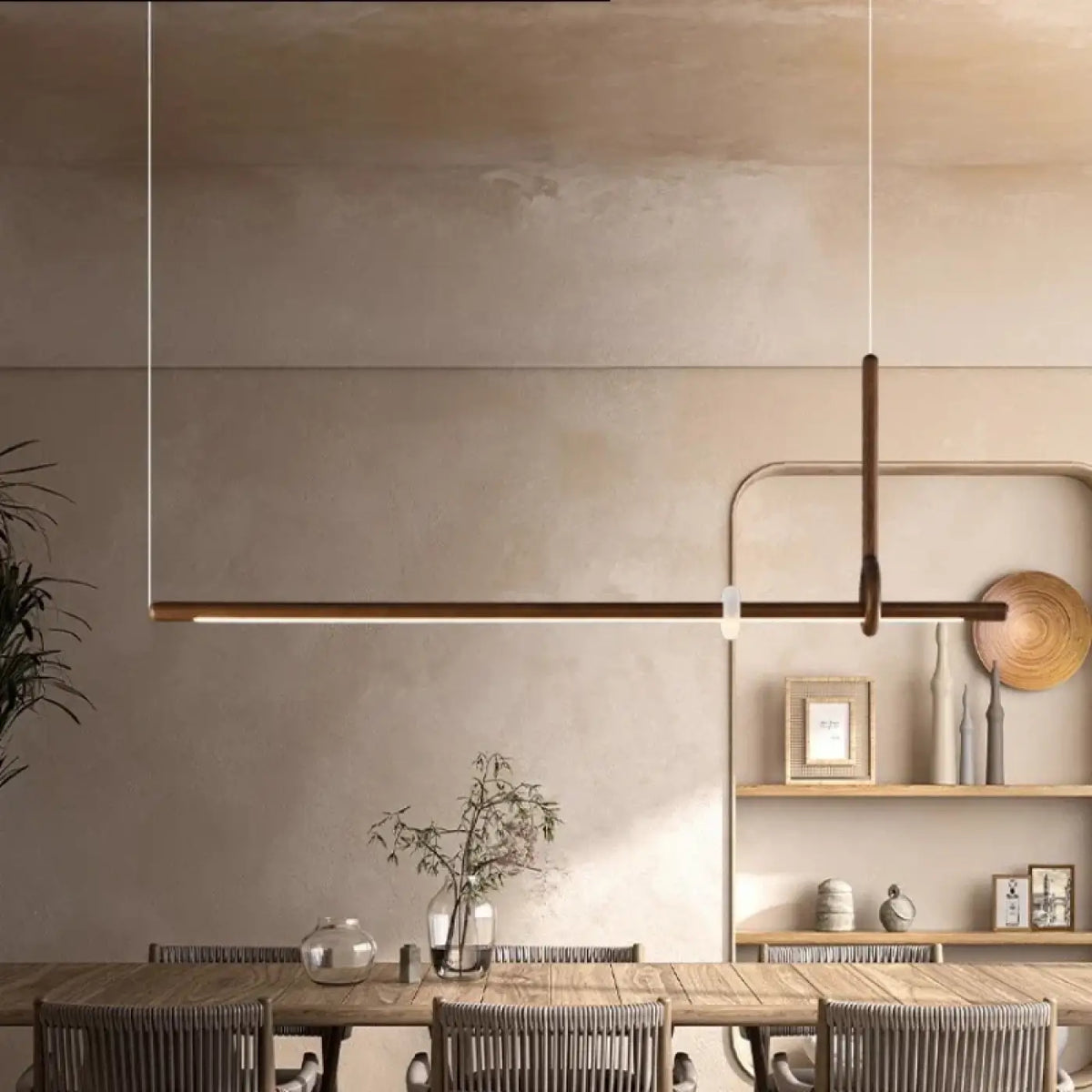 Suspension LED en Bois et Acrylique – Zorelle