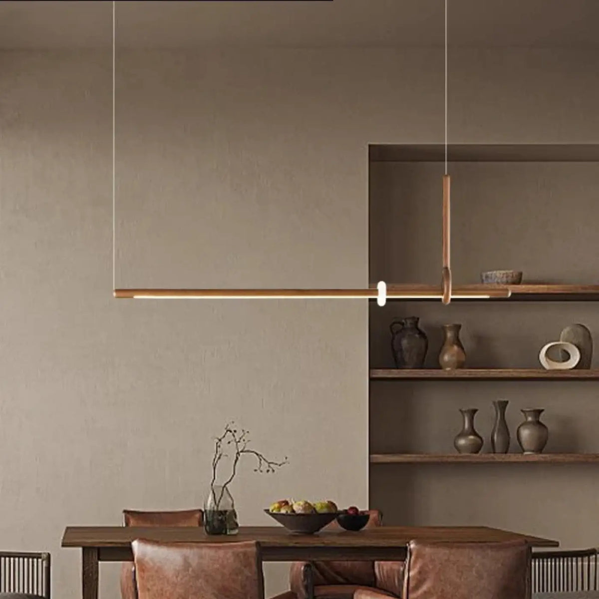 Suspension LED en Bois et Acrylique – Zorelle
