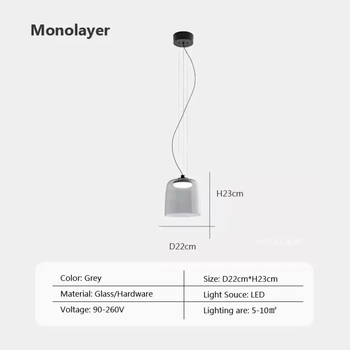 Suspension LED Colorée Design – Rivio