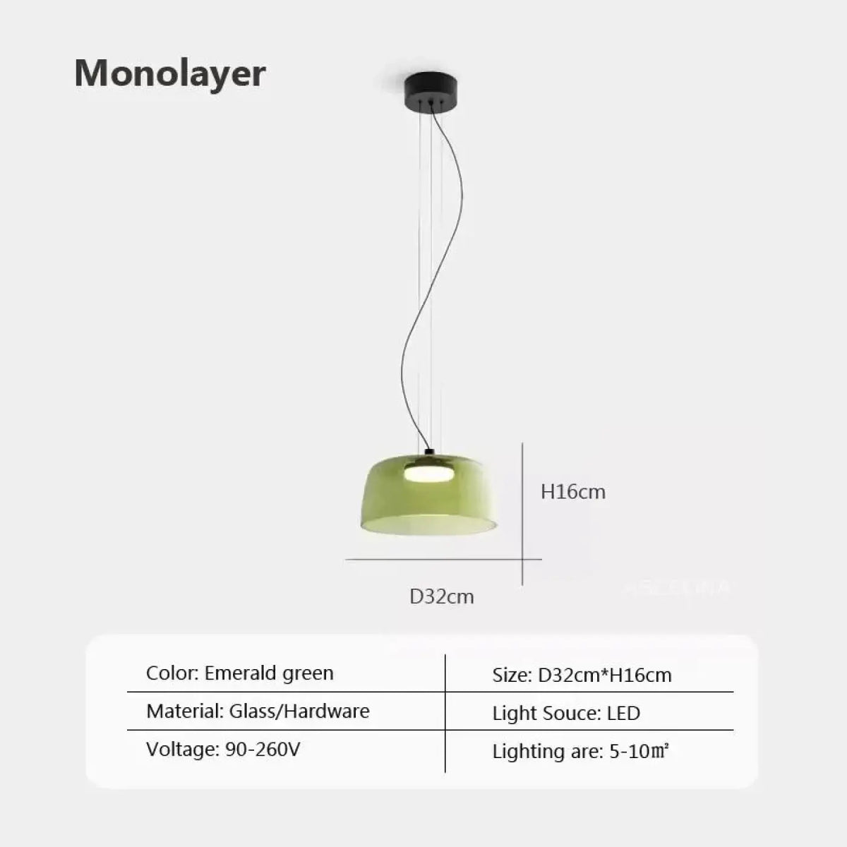 Suspension LED Colorée Design – Rivio