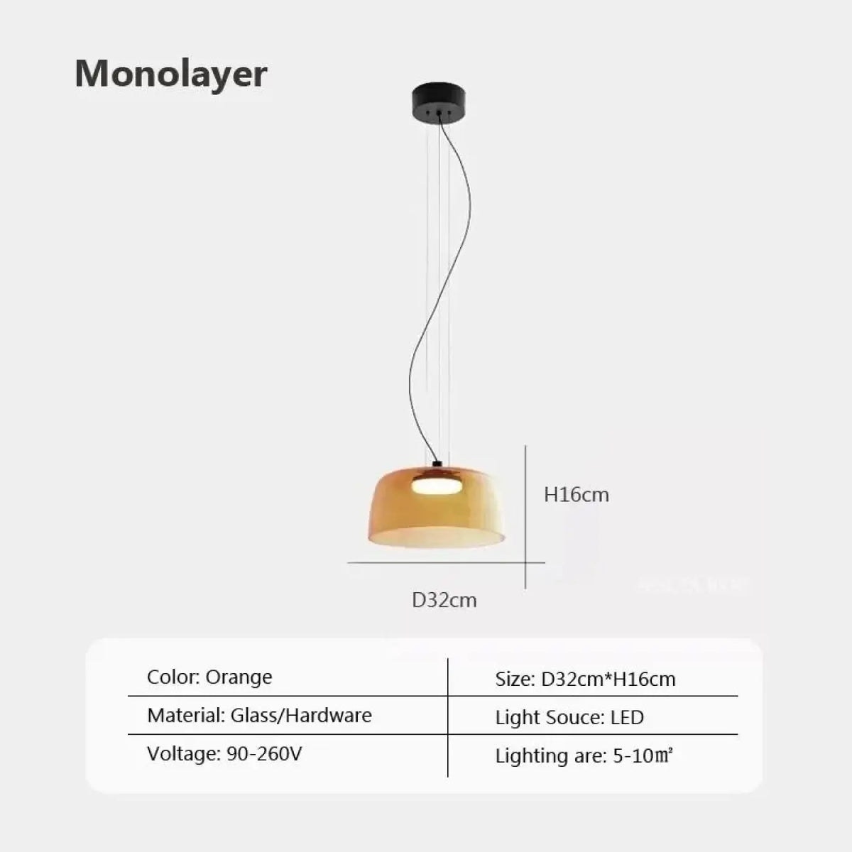 Suspension LED Colorée Design – Rivio