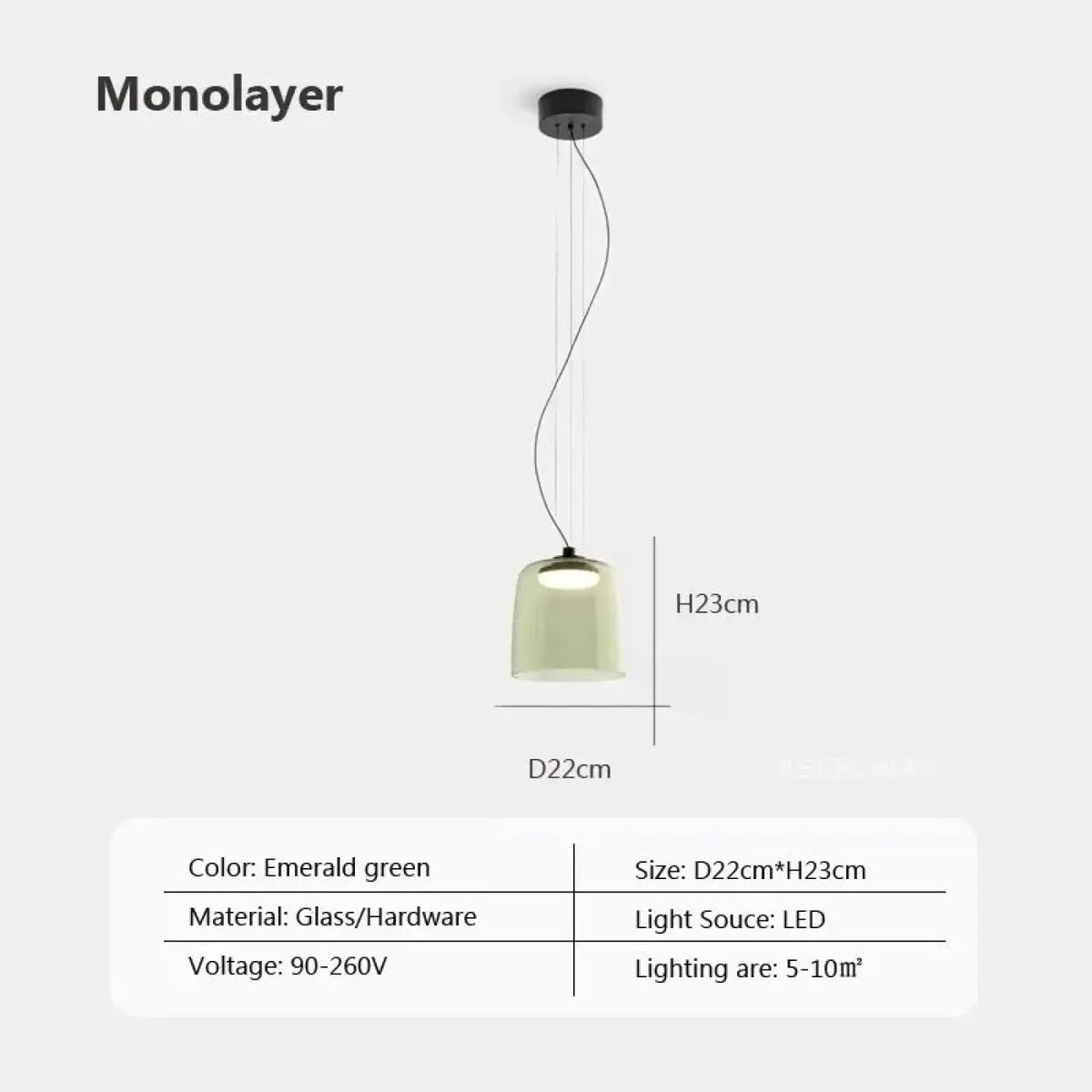 Suspension LED Colorée Design – Rivio