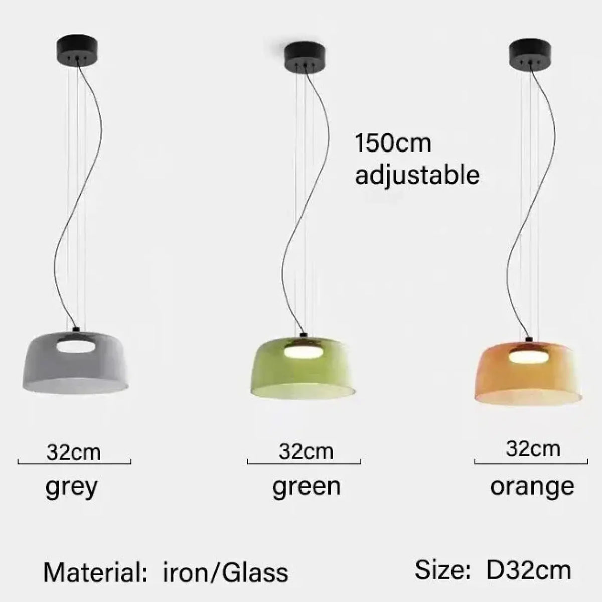 Suspension LED Colorée Design – Rivio
