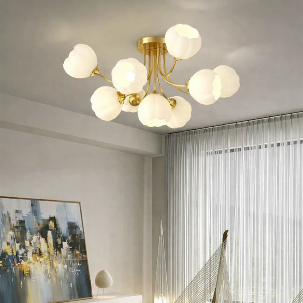 Suspension Design à Globes en Verre – Anio