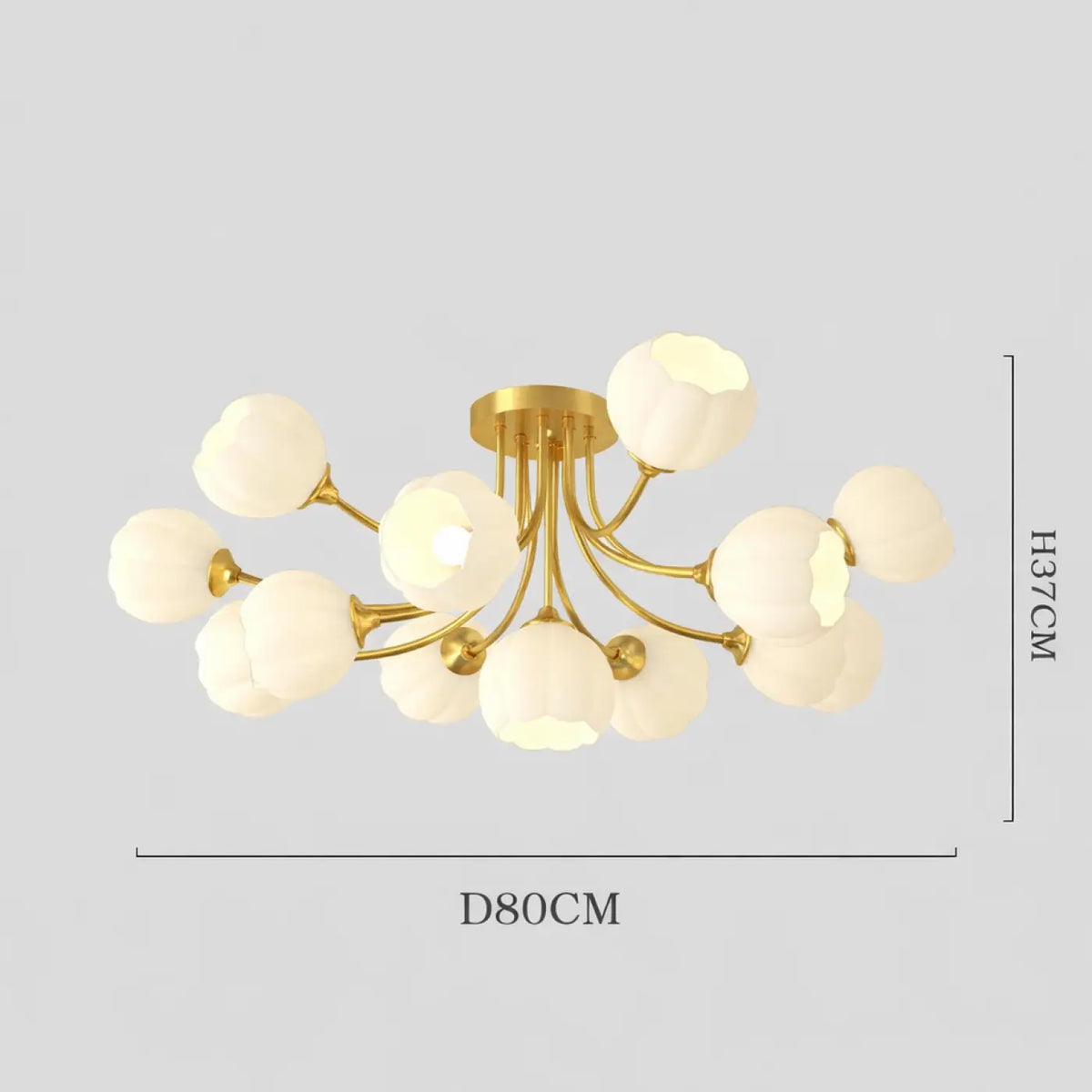 Suspension Design à Globes en Verre – Anio