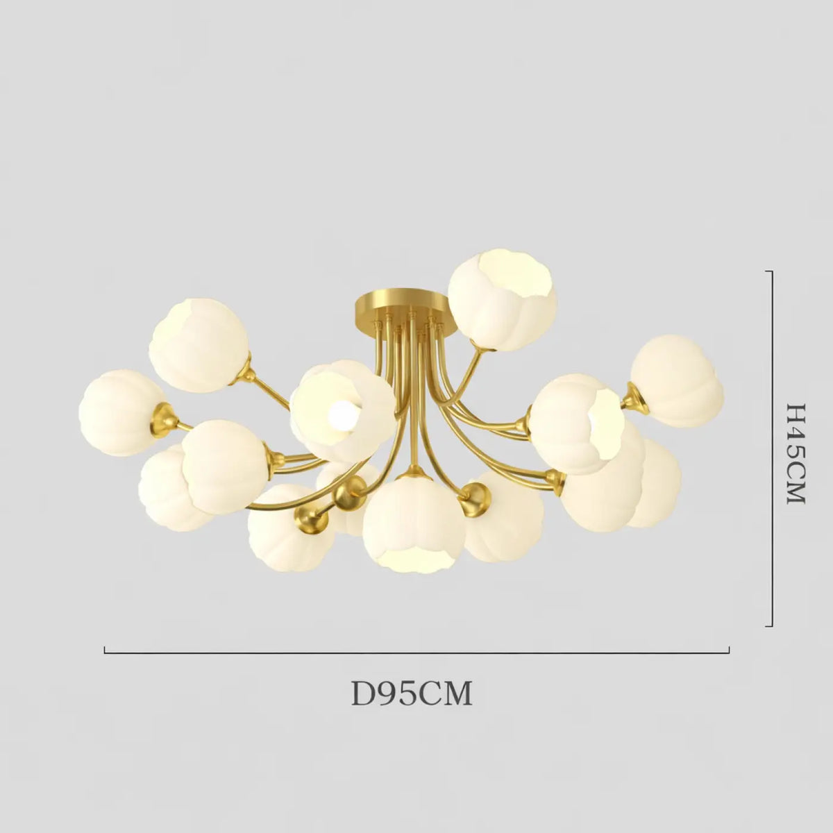 Suspension Design à Globes en Verre – Anio