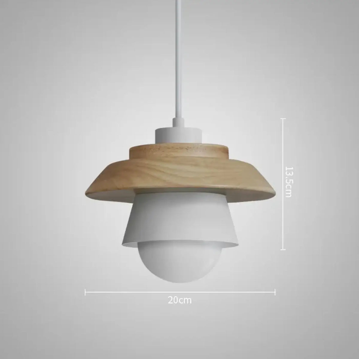 Suspension Macaron Bois et Aluminium – Miran