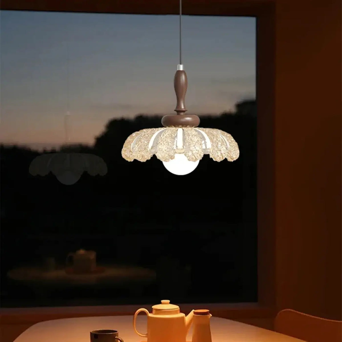 Suspension en Métal Forme Fleur – Lisan