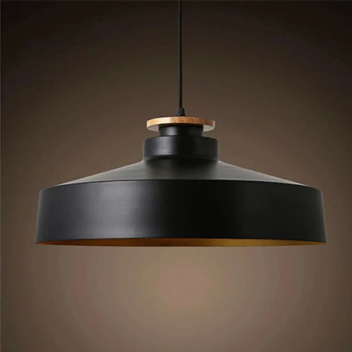 Suspension Minimaliste Métal et Bois Clair – Tavine