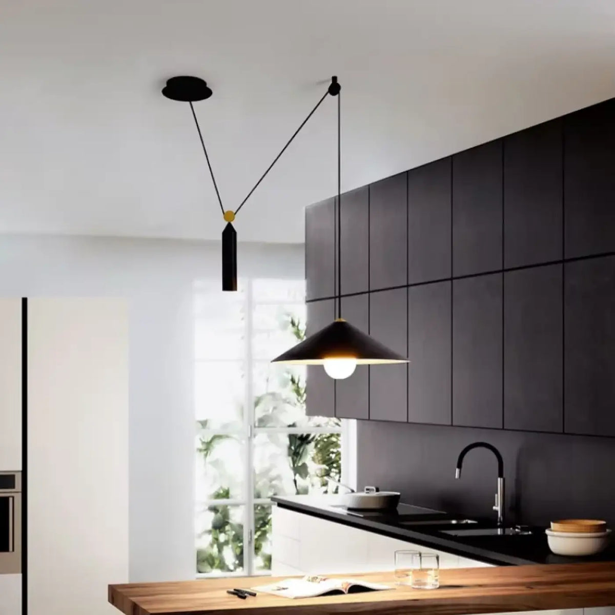 Suspension Minimaliste à Câble Déporté – Zovan