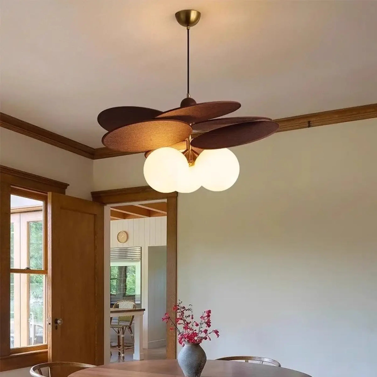 Suspension Moderne Bois et Métal – Nimette