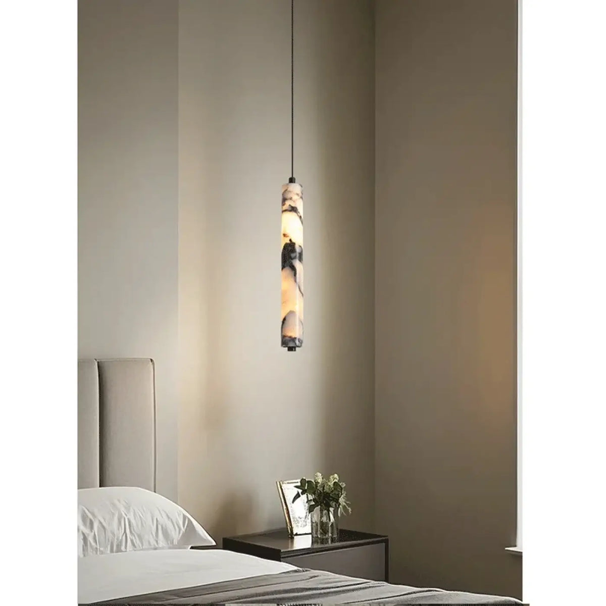 Suspension LED Moderne en Marbre – Zerine