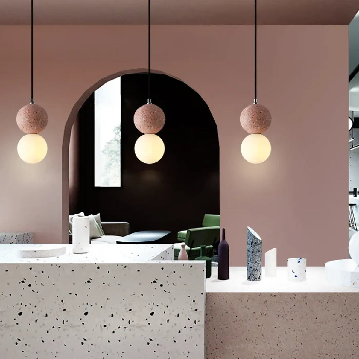 Suspension Moderne à Sphères Décoratives – Irette
