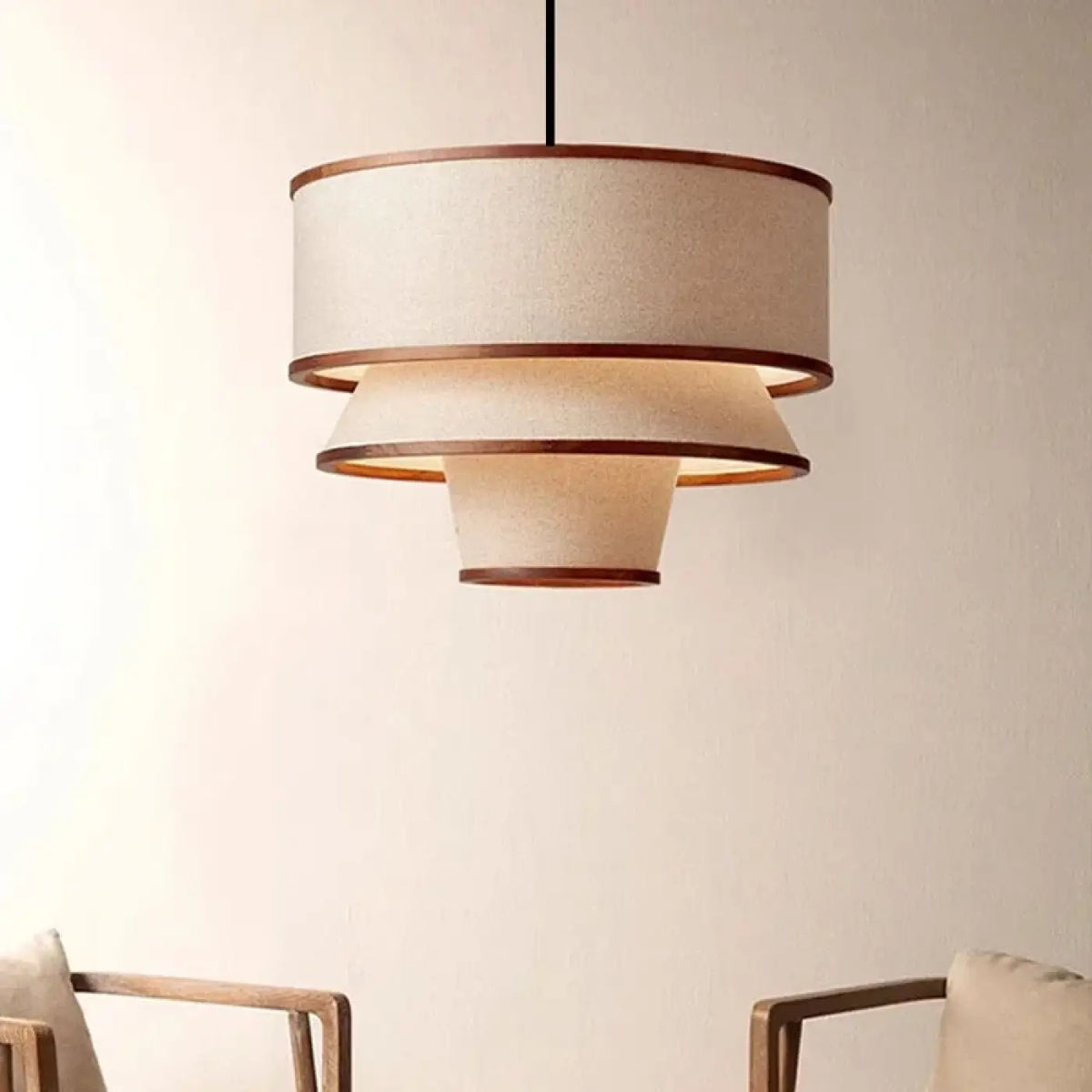 Suspension Moderne en Tissu Sobre – Nalon
