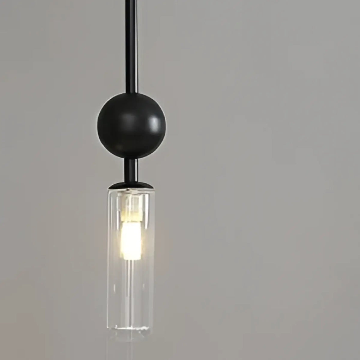 Suspension Tube en Verre et Métal – Zarine