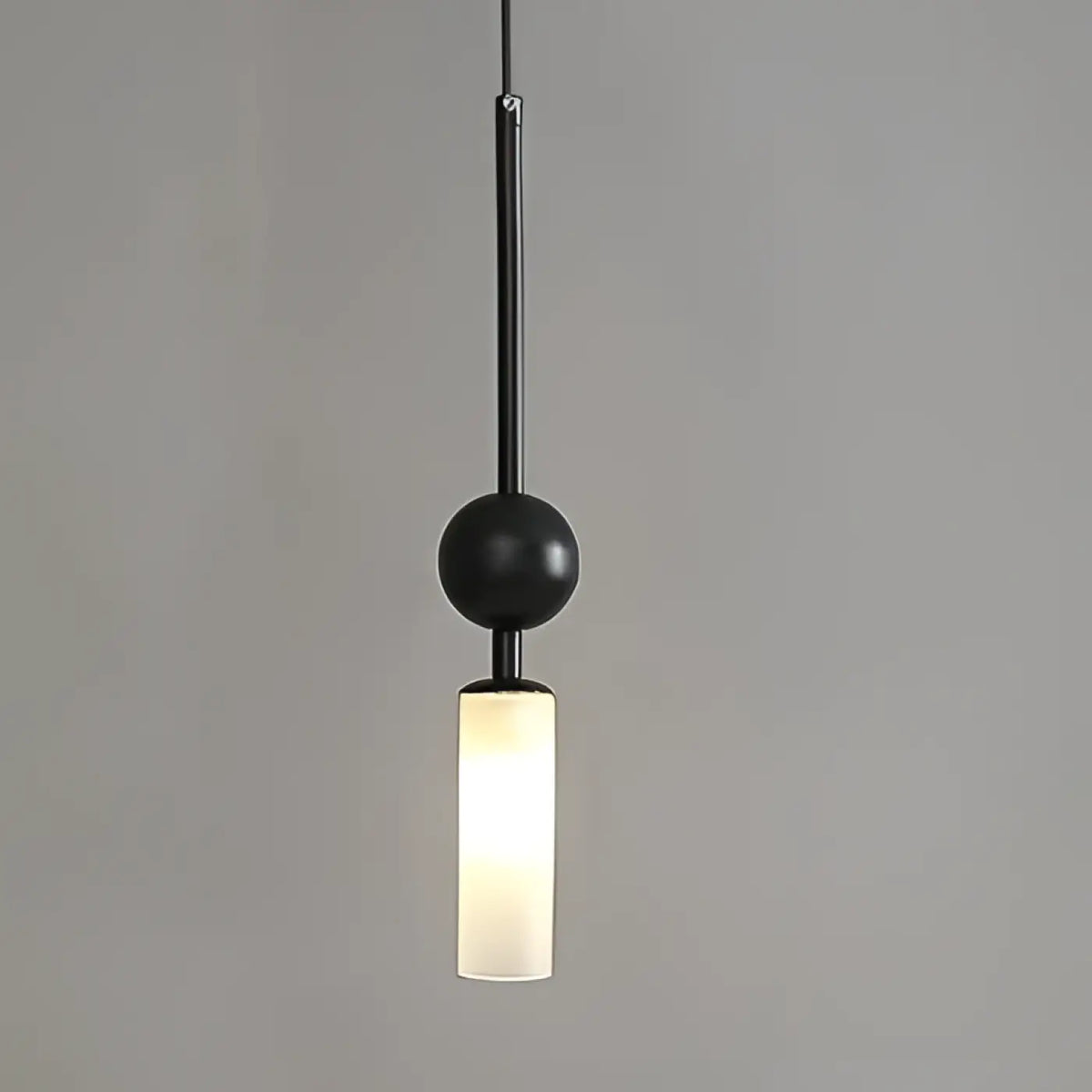 Suspension Tube en Verre et Métal – Zarine