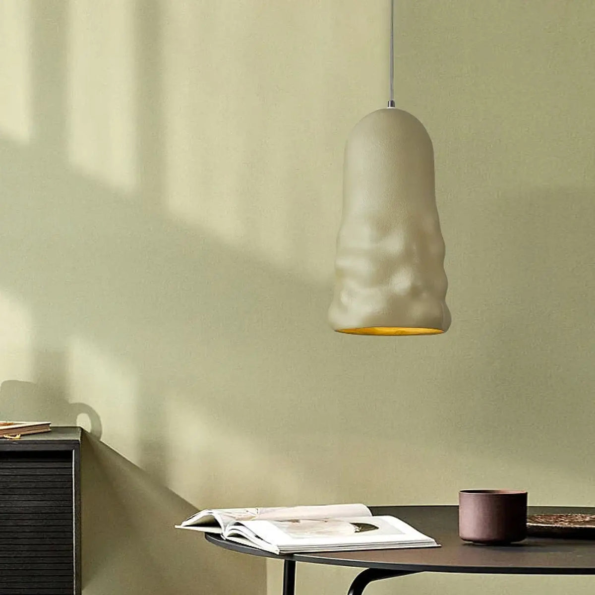Suspension Tube en Verre Sculpté – Volane