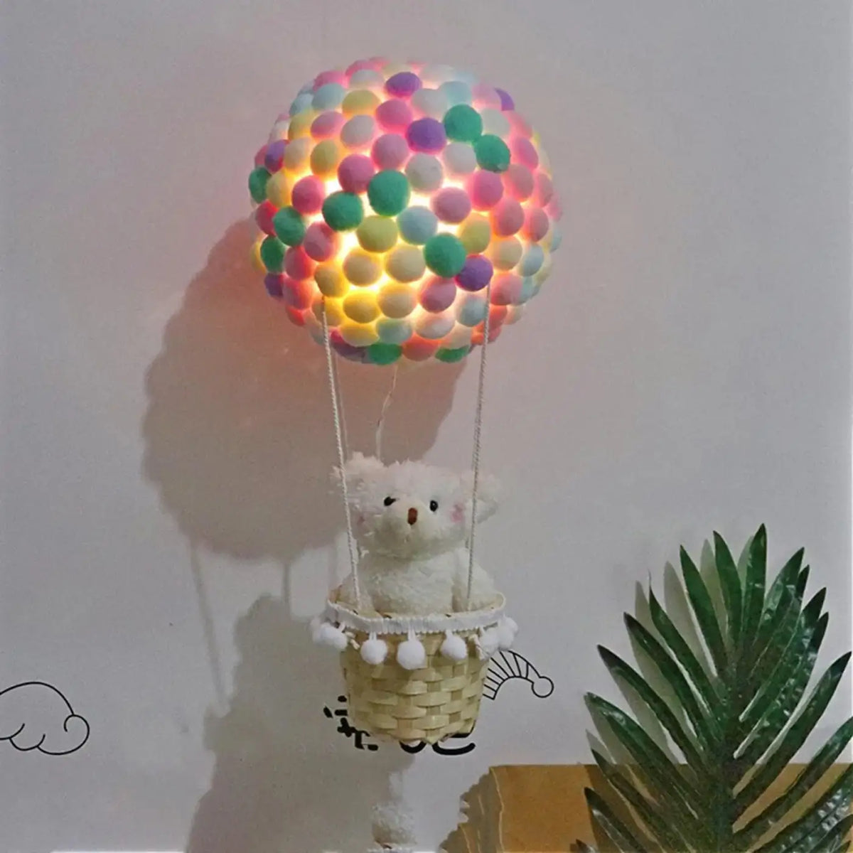 Suspension Enfant Montgolfière Pastel – Lovis