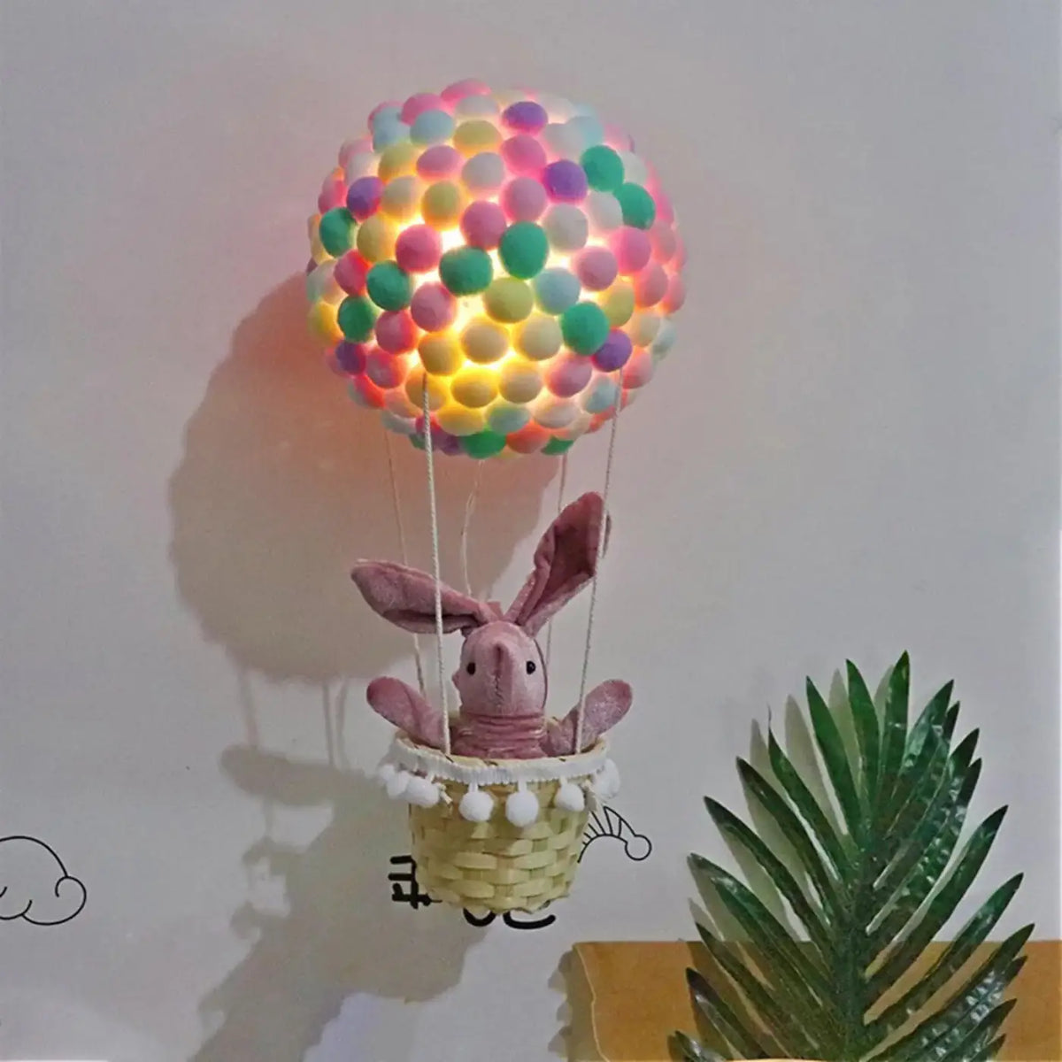 Suspension Enfant Montgolfière Pastel – Lovis