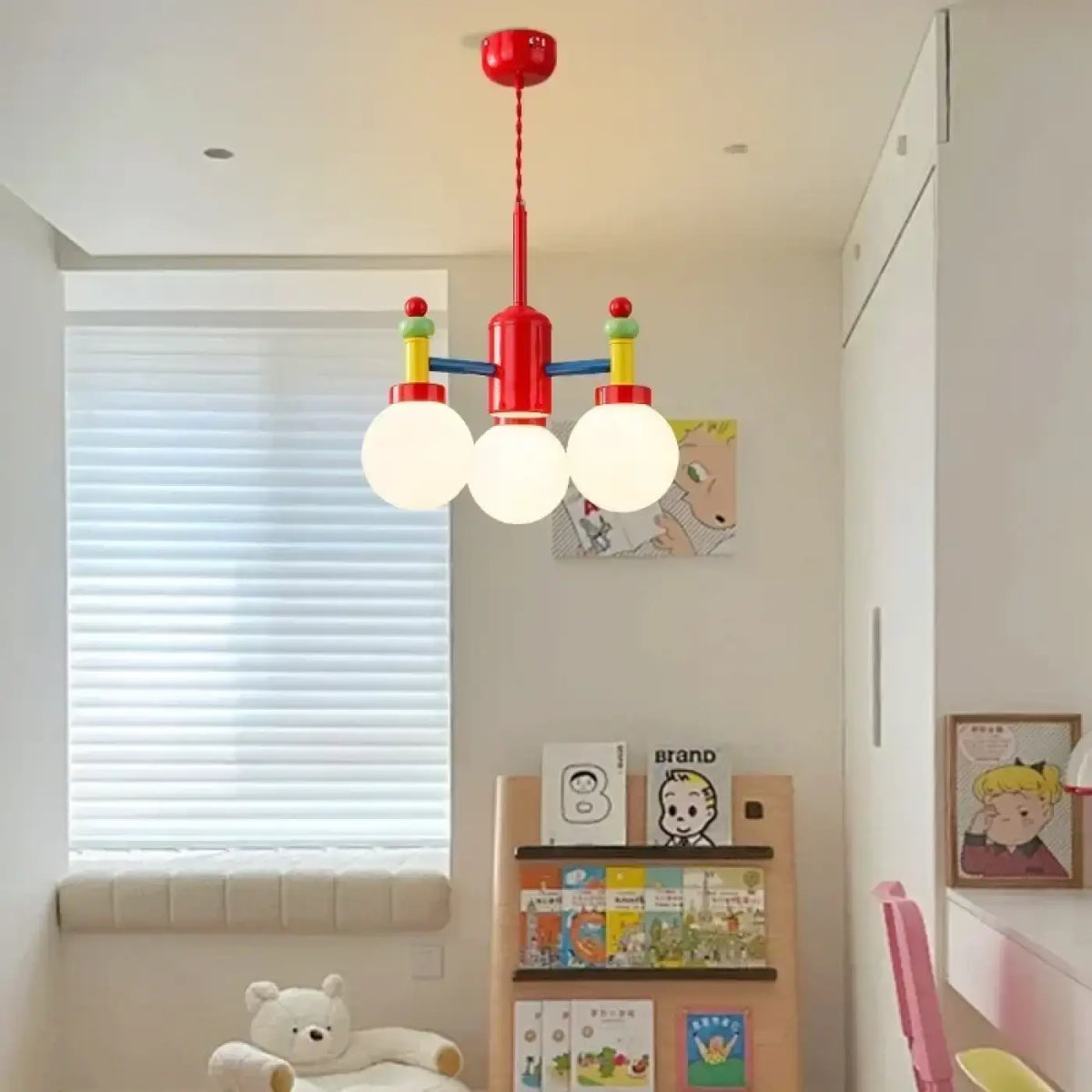 Suspension Enfant Boules de Verre Multicolores – Dovia