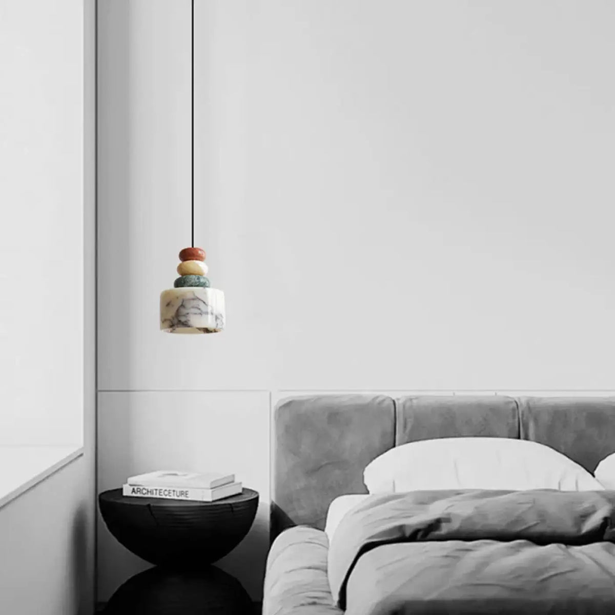 Suspension à Trois Boules Colorées – Lodio
