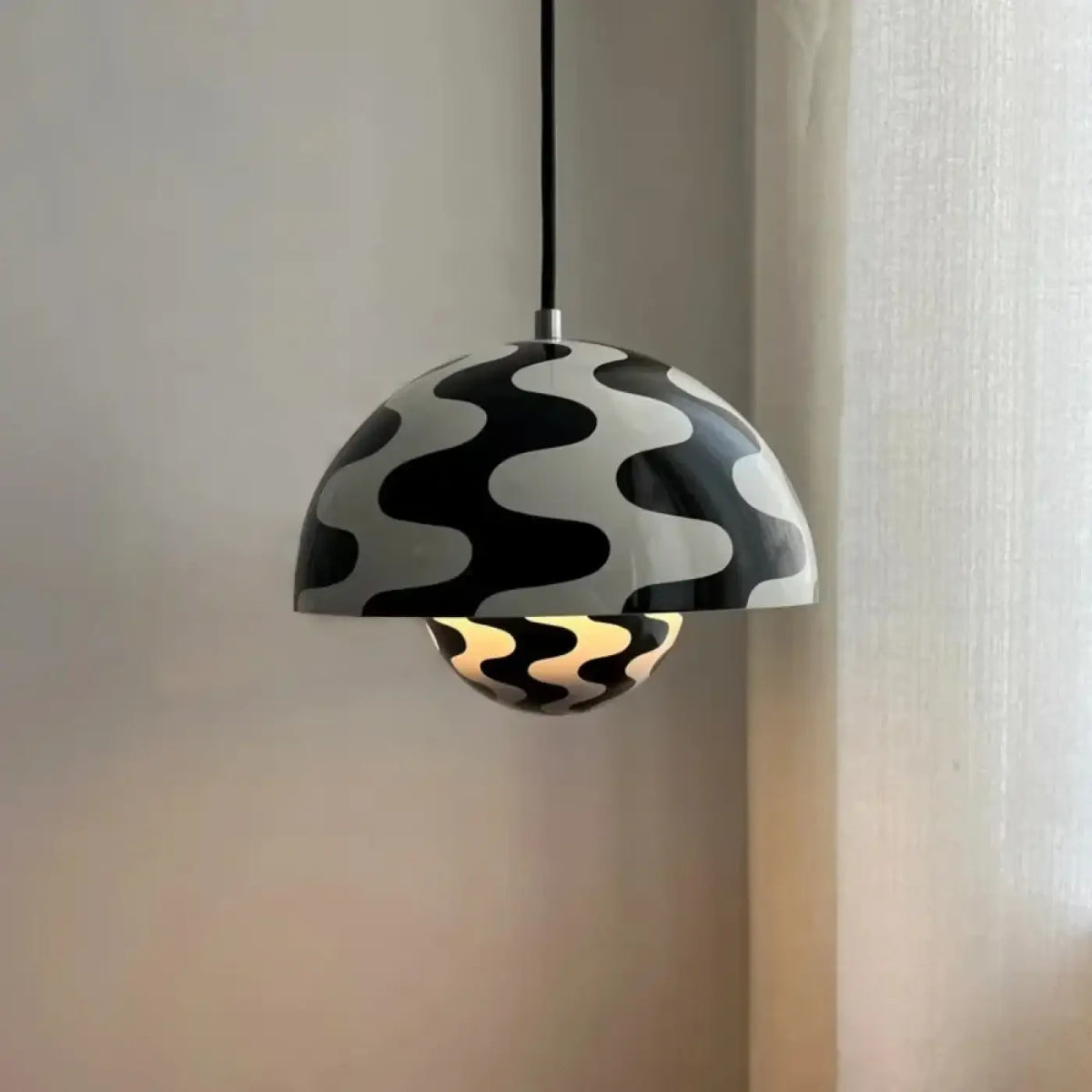 Suspension Zébrée Noir et Blanc – Prilan