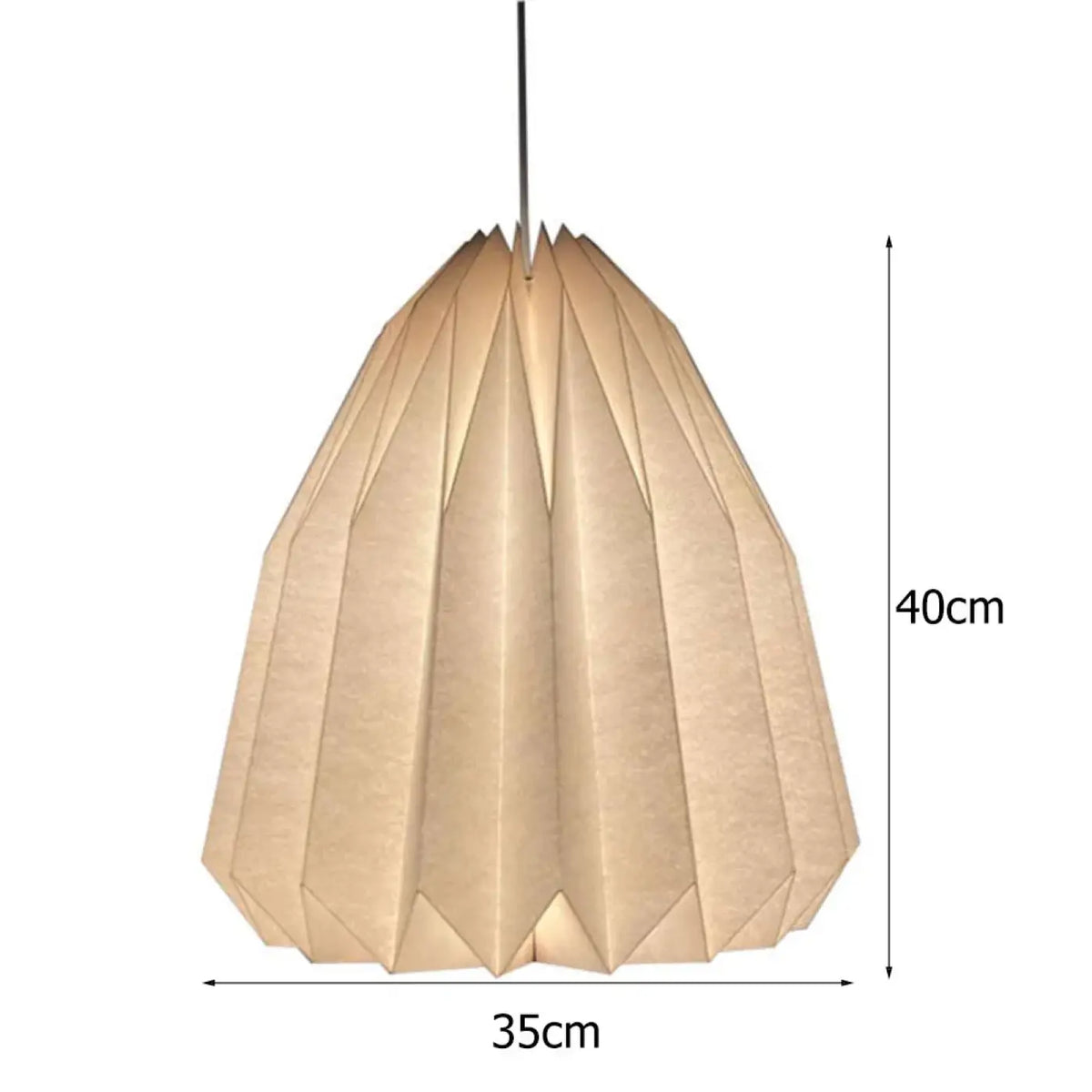 Suspension Origami en Papier Blanc – Foran