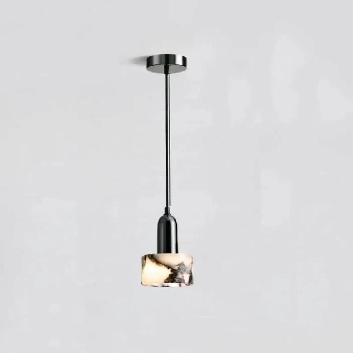 Suspension en Pierre Marbrée et Perles – Zario