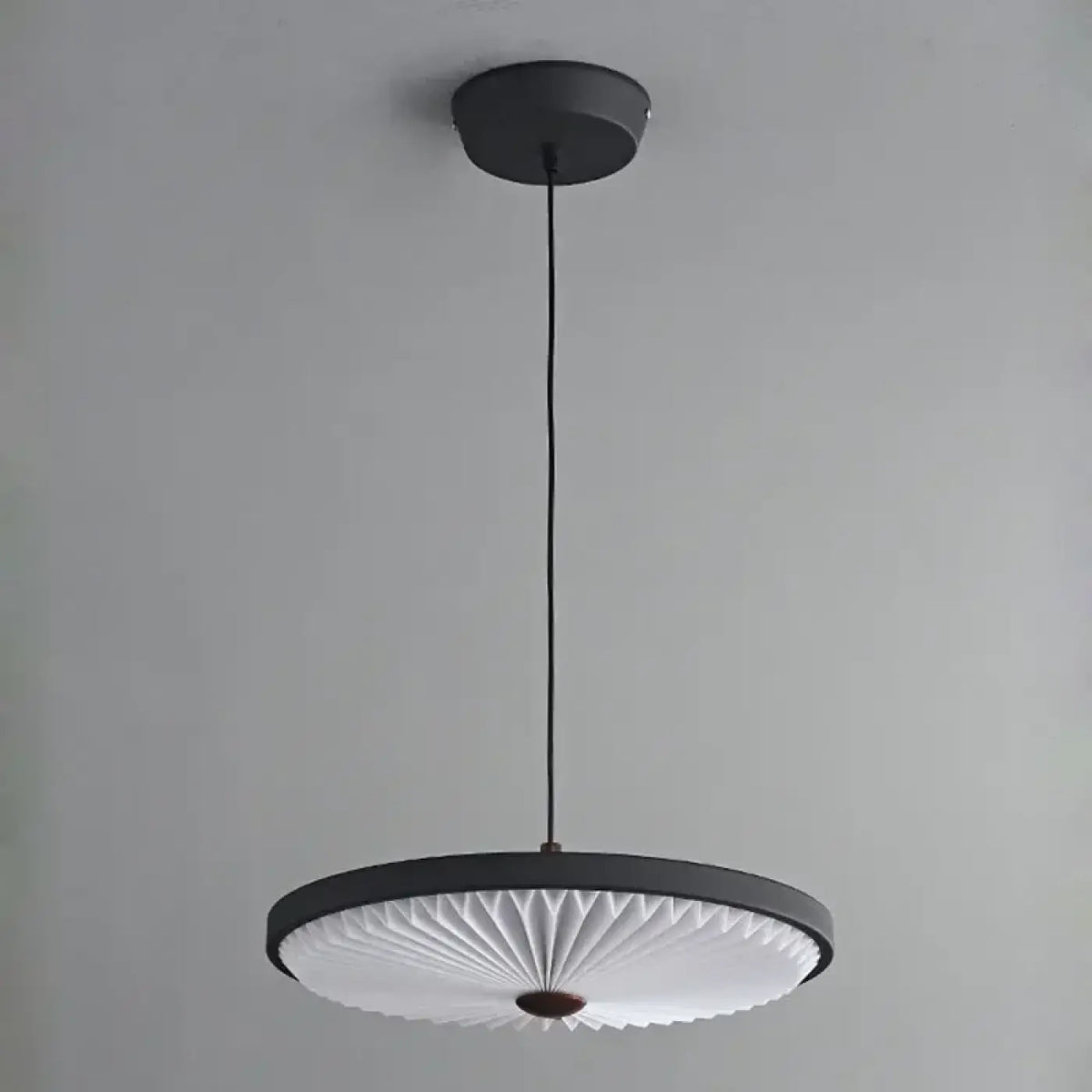 Suspension Plissée en Papier et Métal – Bivo
