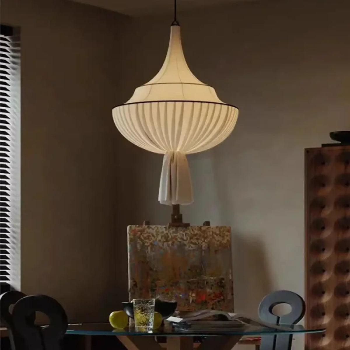 Suspension Plissée Esprit Lanterne – Primia