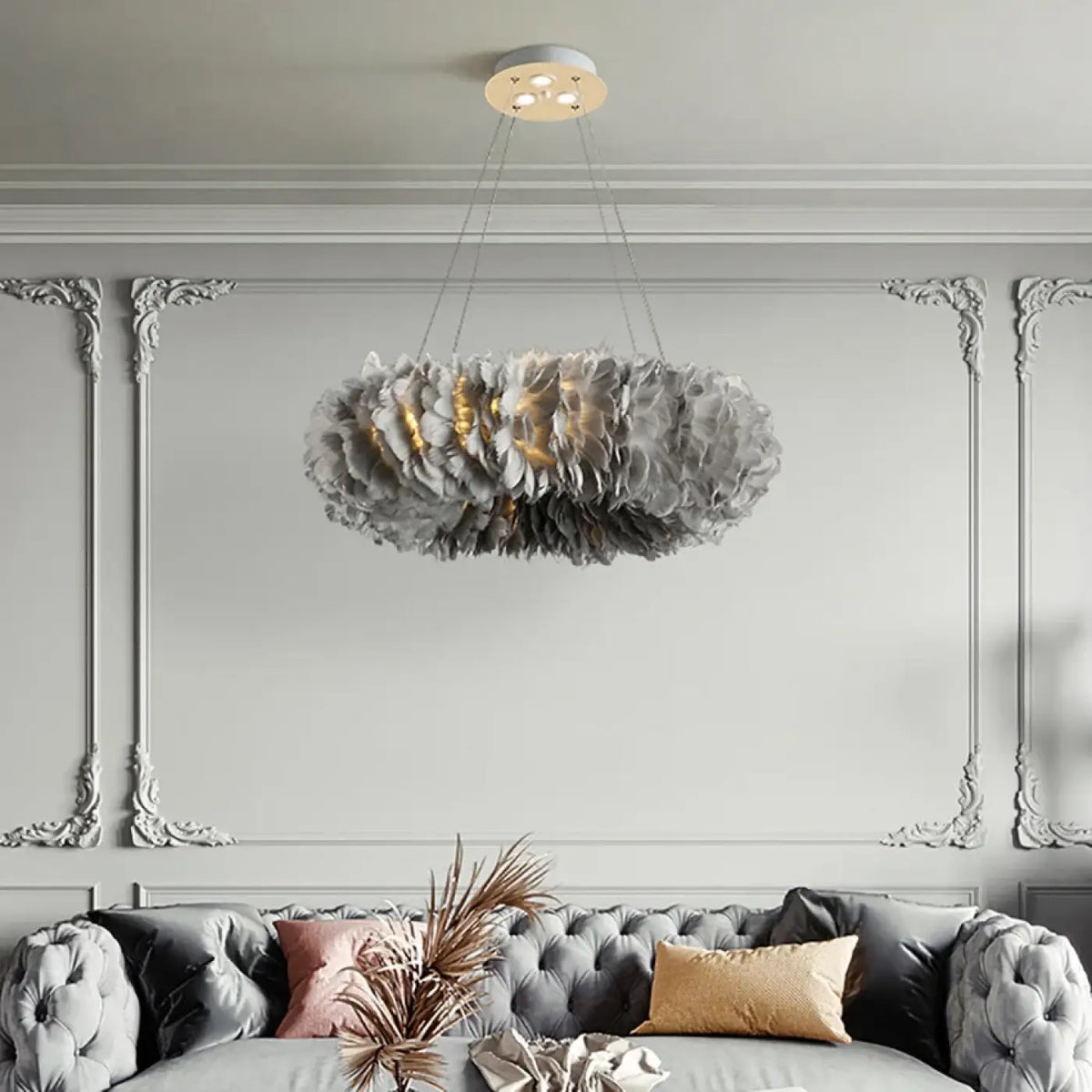 Suspension Plume Circulaire – Bedon