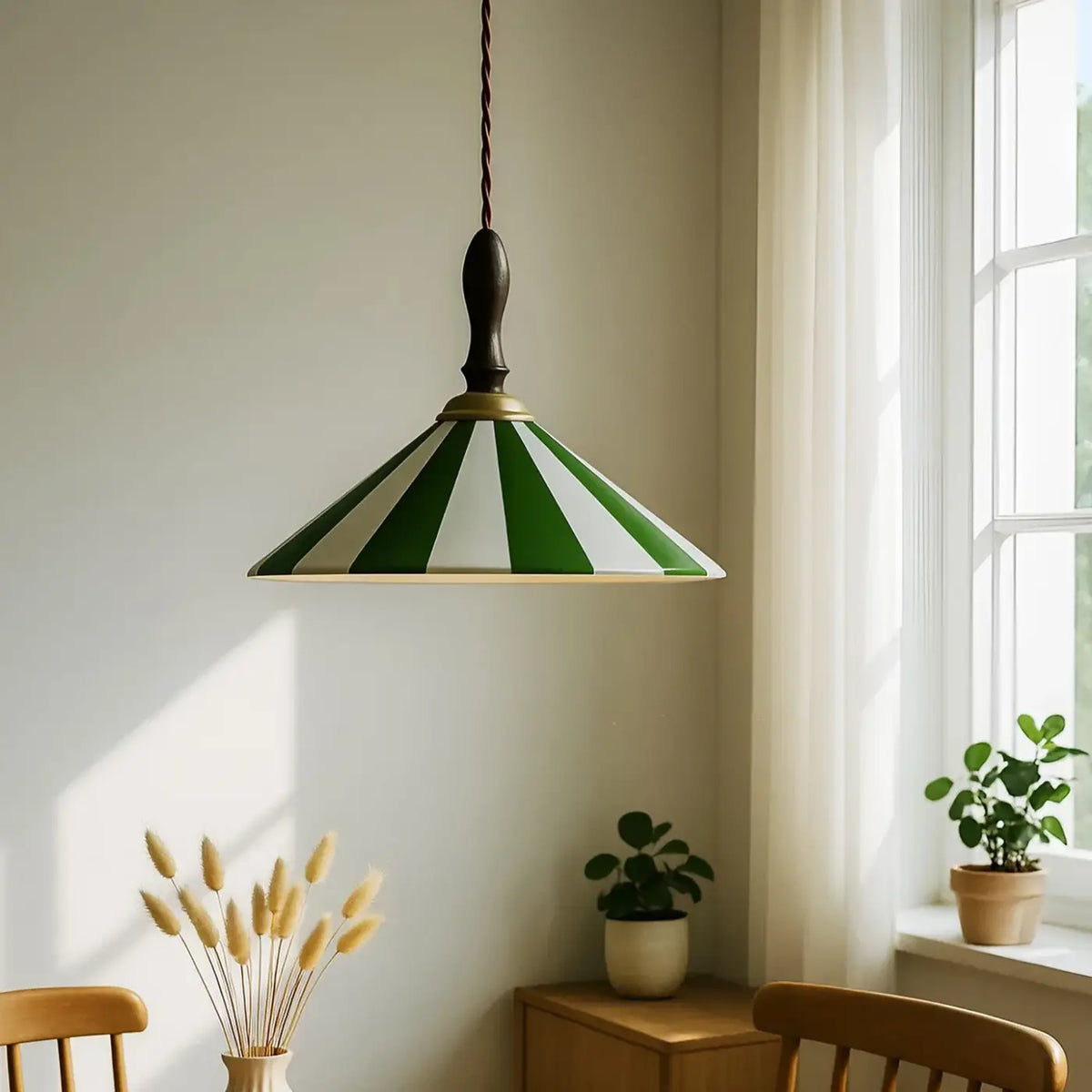 Suspension Rayée Style Vintage – Sorane