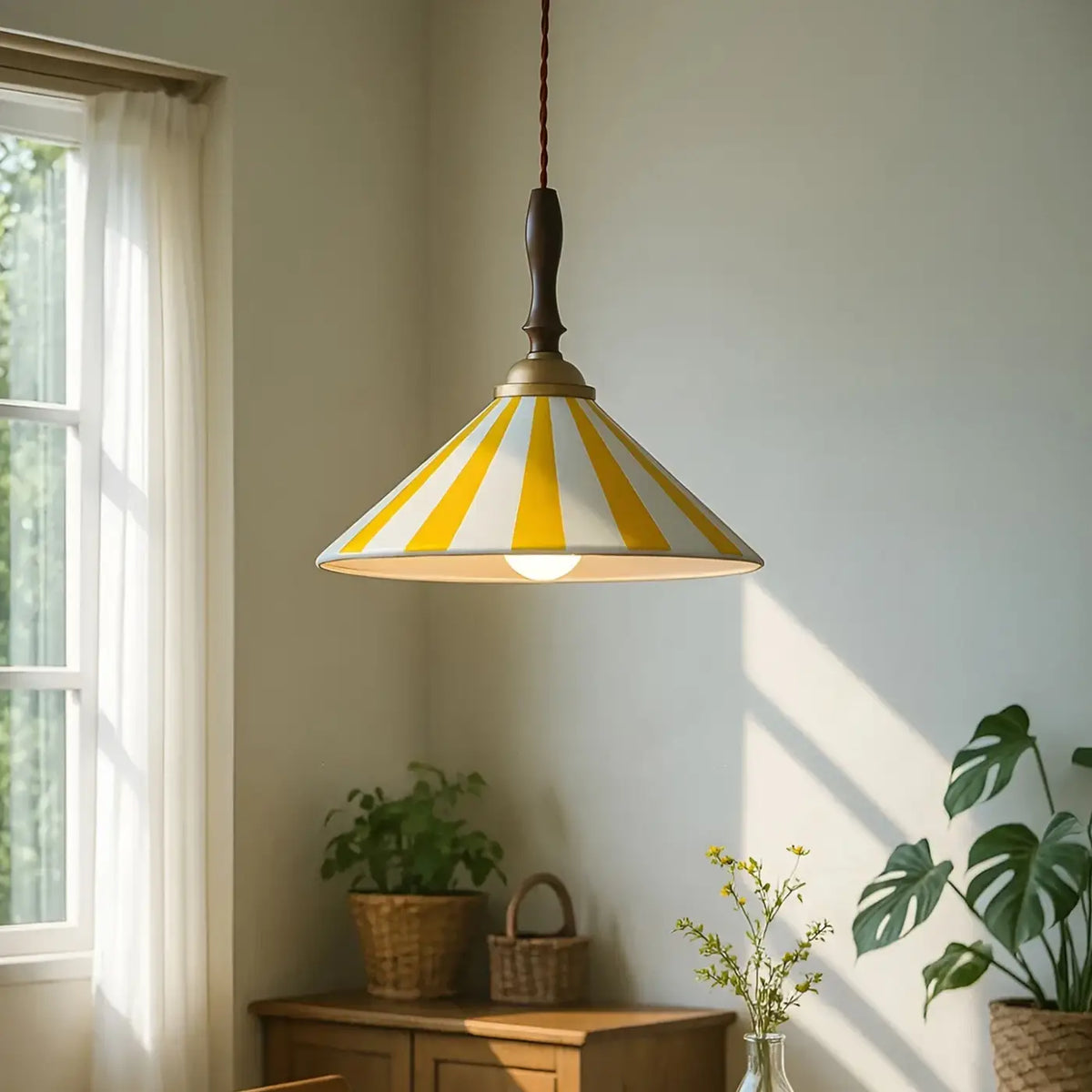 Suspension Rayée Style Vintage – Sorane